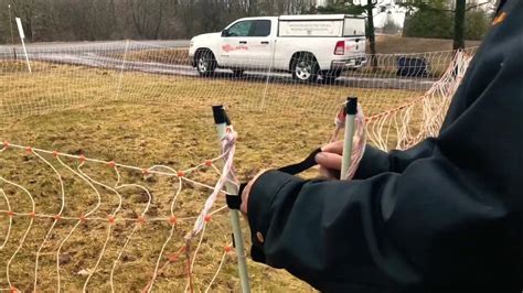 quick set up electric fencing